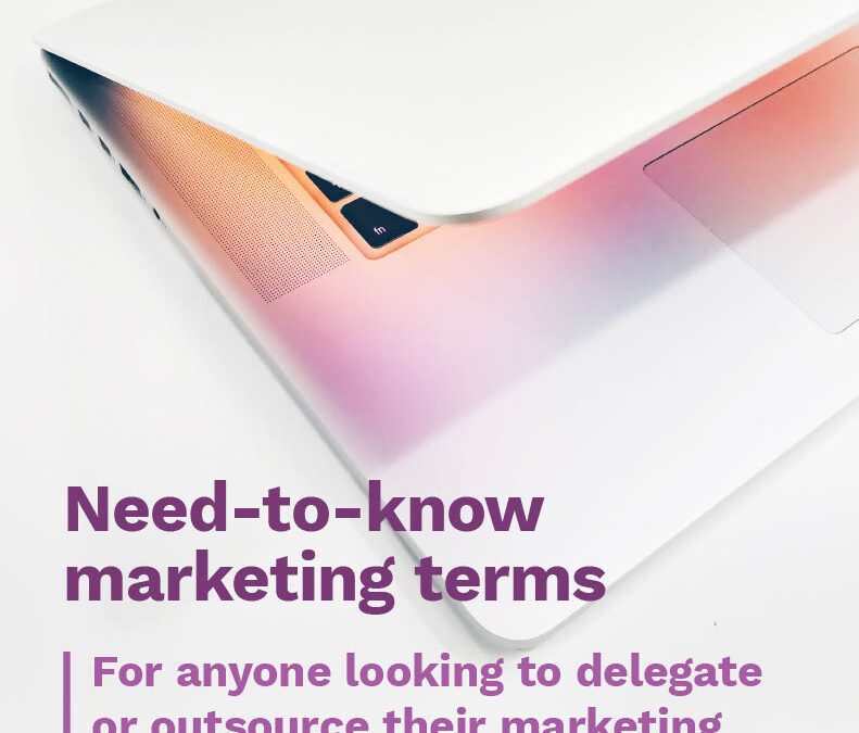 Need-to-know marketing terms cover